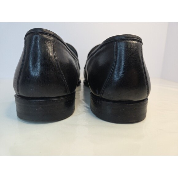 Church\'s Capri Mens Black Leather Horsebit Loafers 9.5 F Handmade in Italy EUC